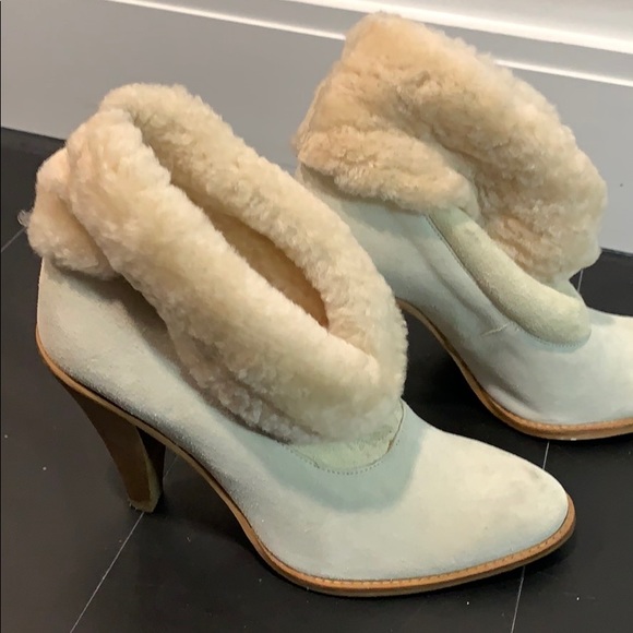 Shearling Suede Bootie - Picture 3 of 5